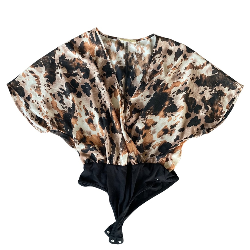 Plunge neck bodysuit
